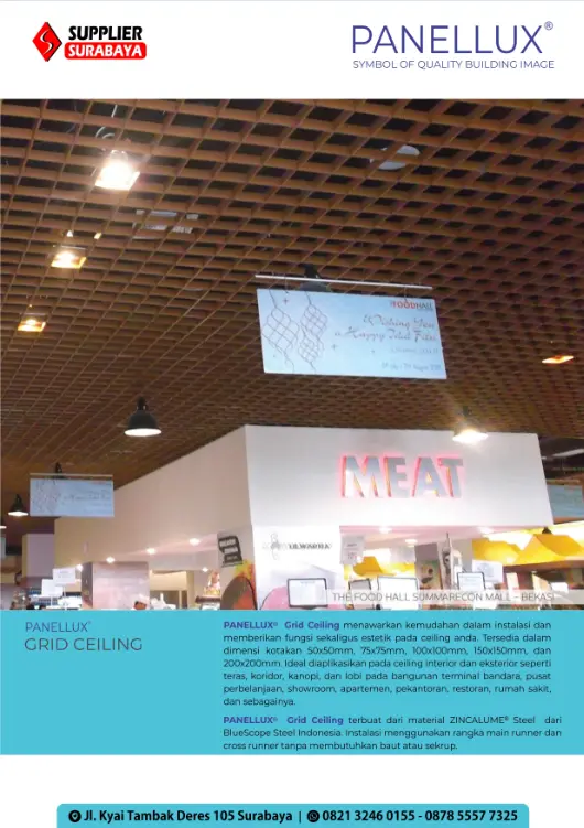 PANELLUX Metal Grid Ceiling