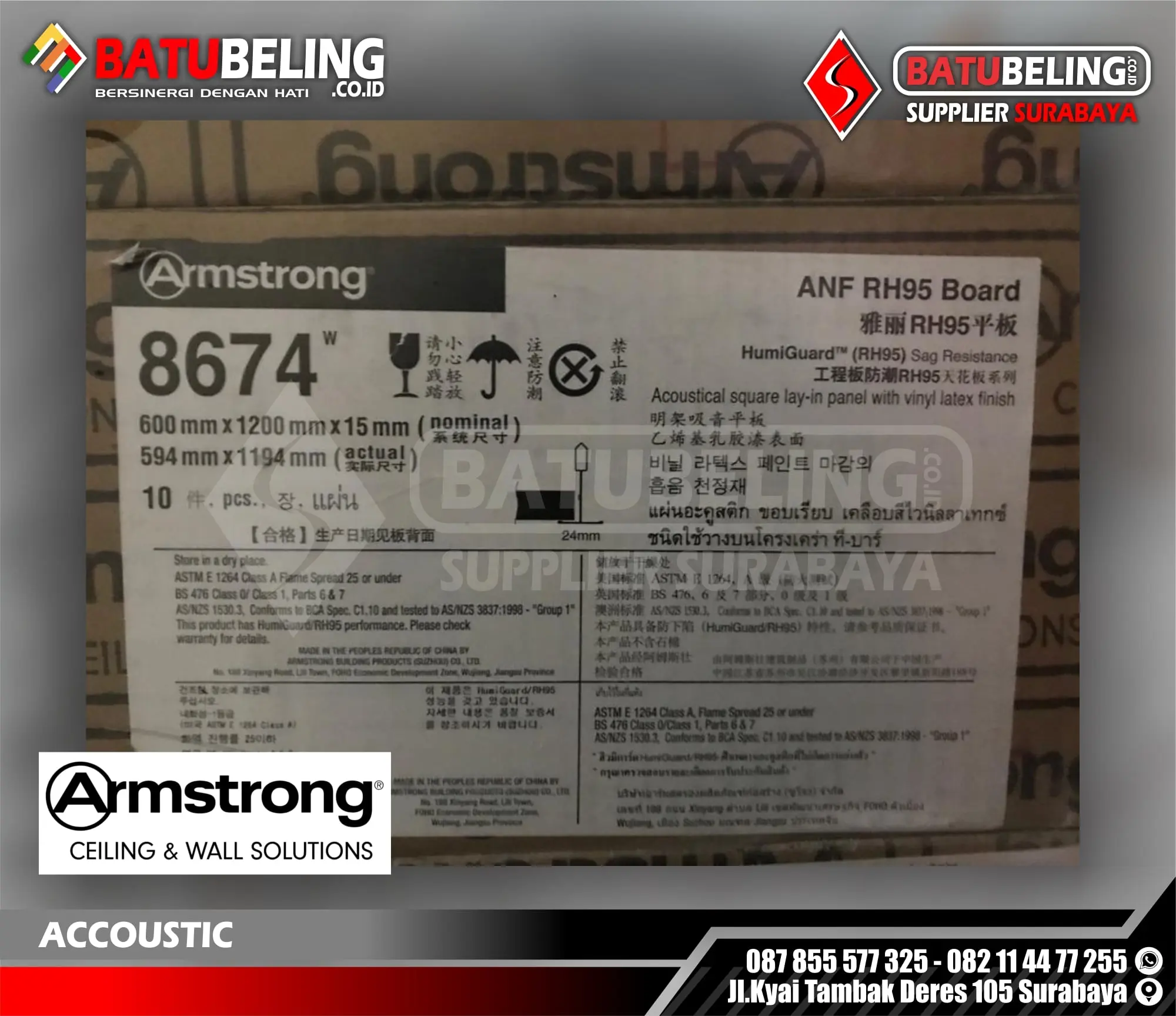 Plafon Akustik Armstrong